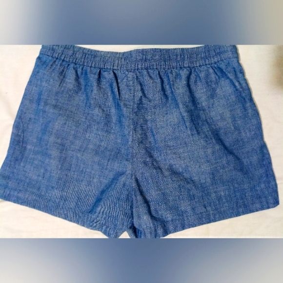 J Crew Drawstring Chambray Shorts - Picture 2 of 4